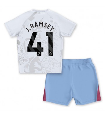 Aston Villa Jacob Ramsey #41 Udebanesæt Børn 2023-24 Kort ærmer (+ korte bukser)